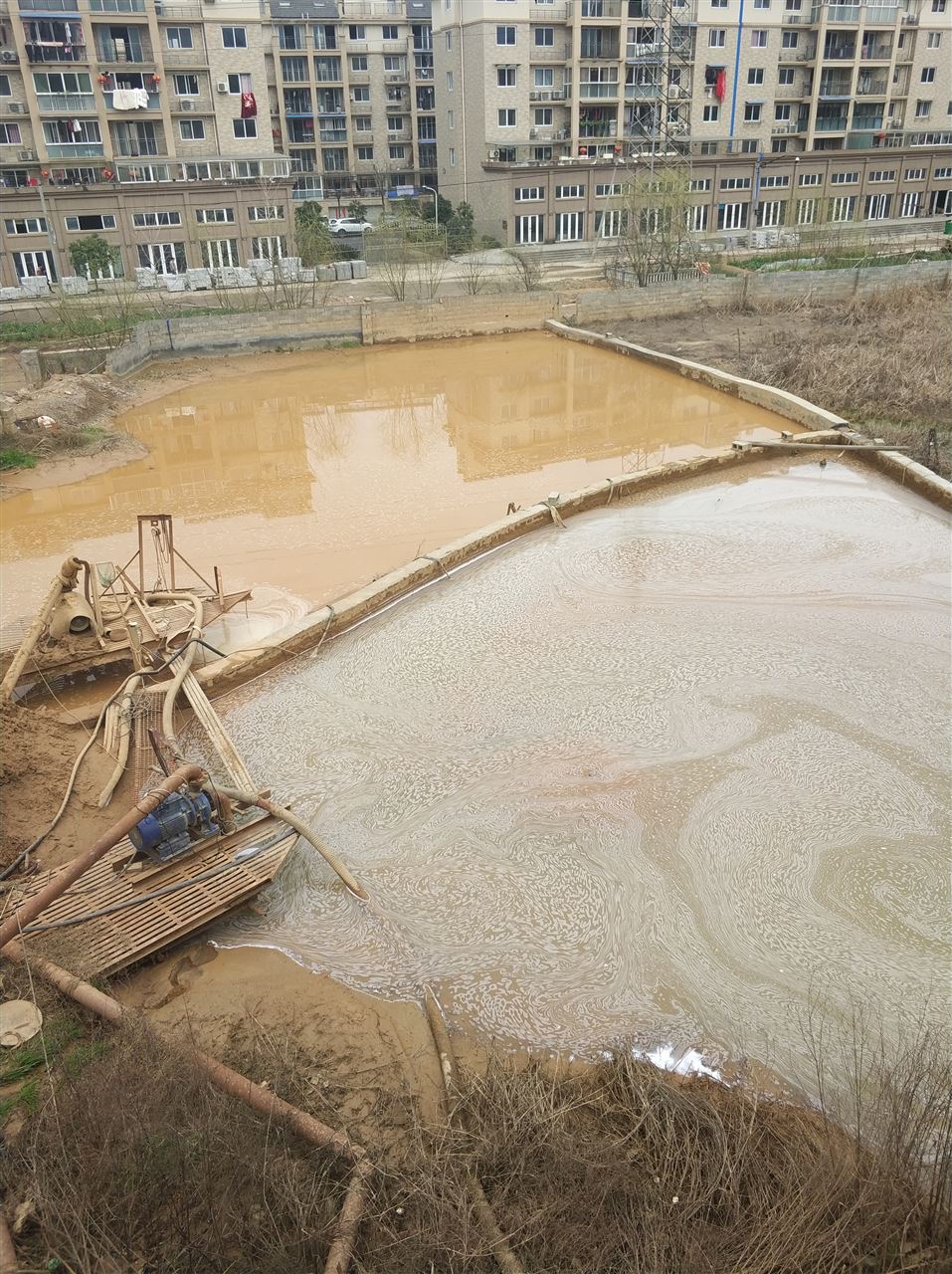 织金沉淀池淤泥清理-厂区废水池淤泥清淤